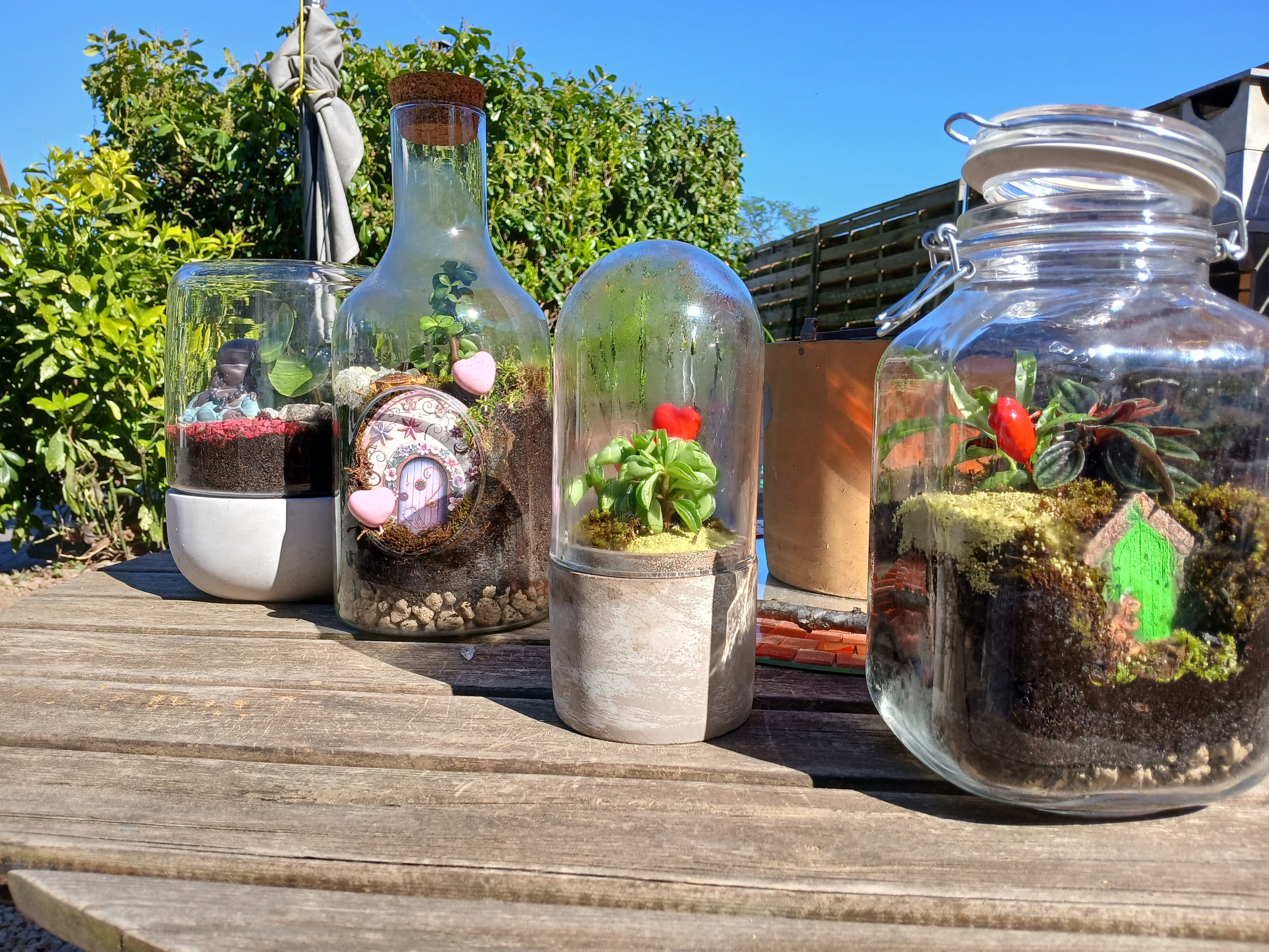 Terrarium artisanal féerique de Marie Josée, Les Mini Mondes de Marie, Réguisheim